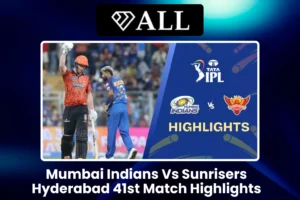 Mumbai Indians Vs Sunrisers Hyderabad 41st Match Highlights