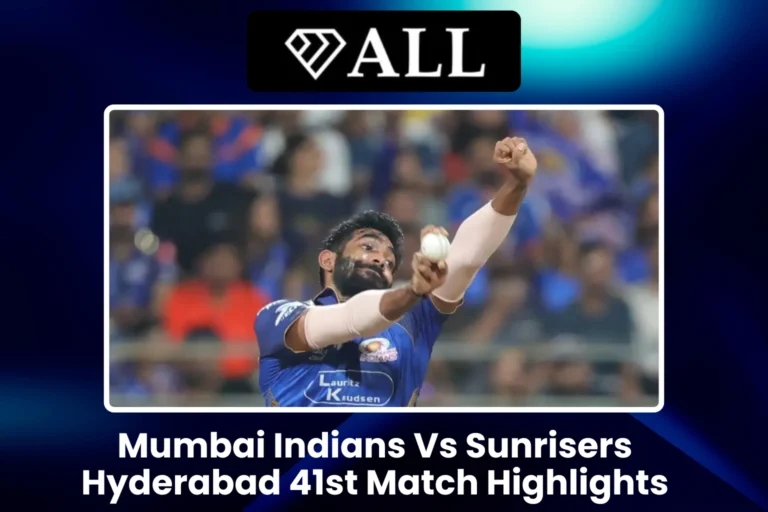 Mumbai Indians Vs Sunrisers Hyderabad