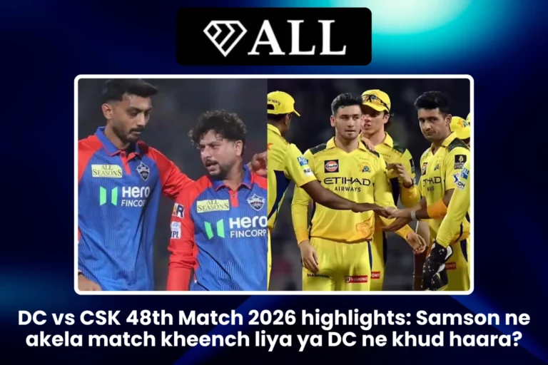 DC vs CSK 48th Match 2026