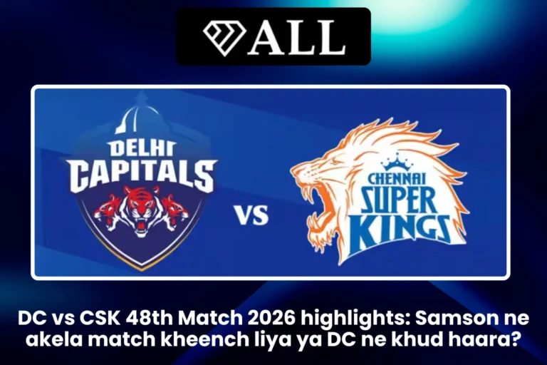 DC vs CSK 48th Match 2026 highlights
