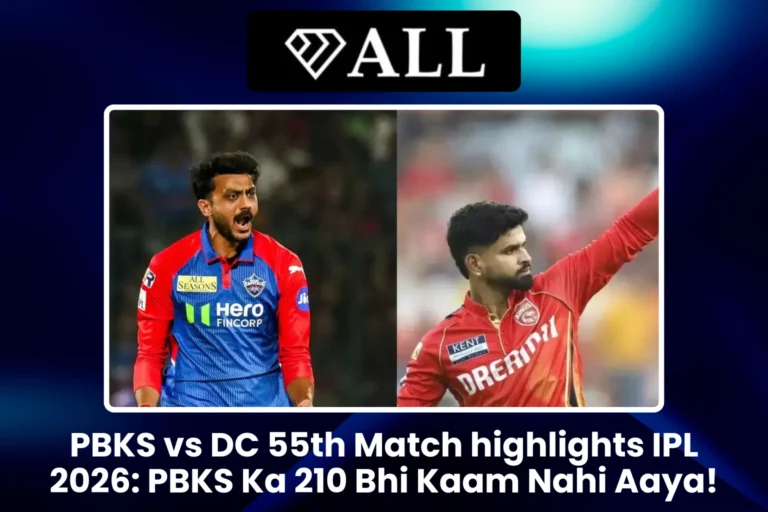 PBKS vs DC 55th Match