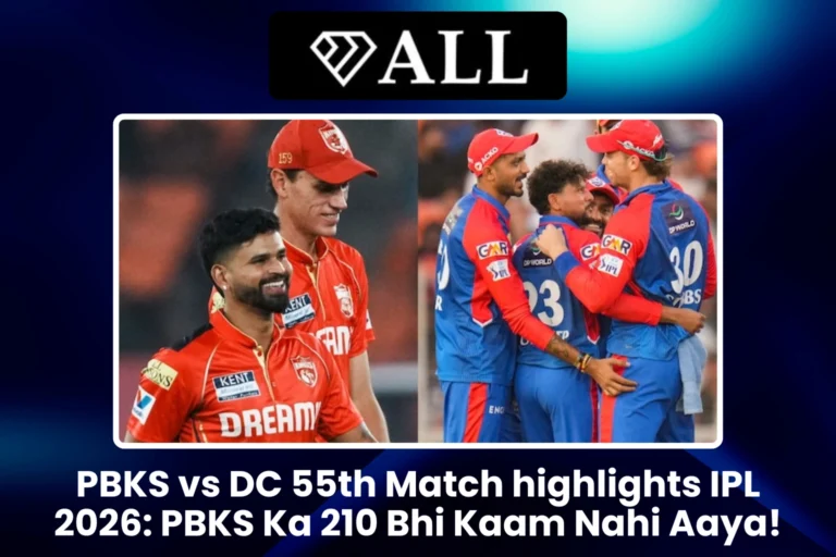 PBKS vs DC 55th Match highlights IPL 2026