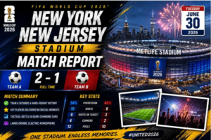 New York New Jersey Stadium Match Report June 30 2026